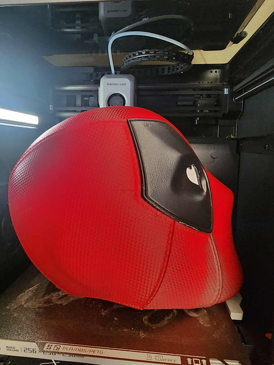 3D Printed Deadpool Helmet